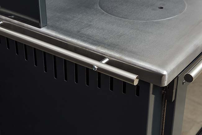 2000 heco Wood Cooking Stove - Front & Side Safety Rails