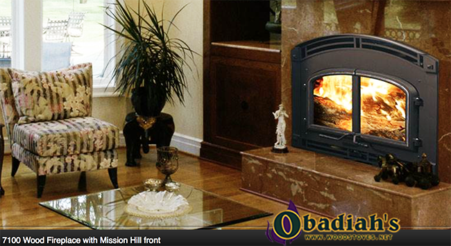 Quadrafire 7100 High Efficiency EPA Zero Clearance Wood Fireplace