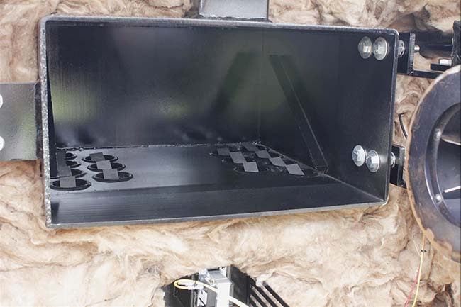 RS7200E Outdoor Wood Gasification Furnace - Rear Heat Exchanger 