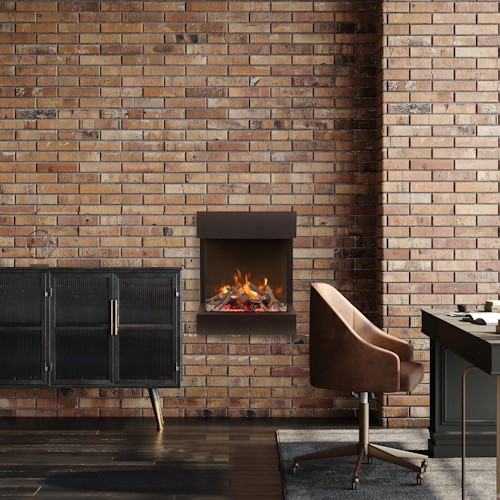 Amantii Cube 2025WM Smart Freestanding Electric Fireplace