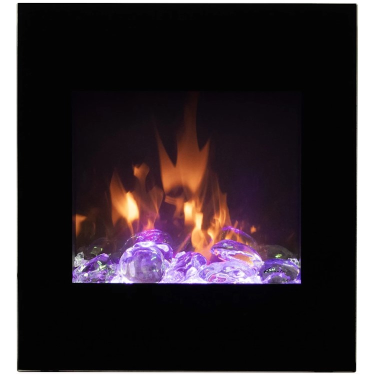 Amantii Lumina Corner Wall Mount Electric Fireplace