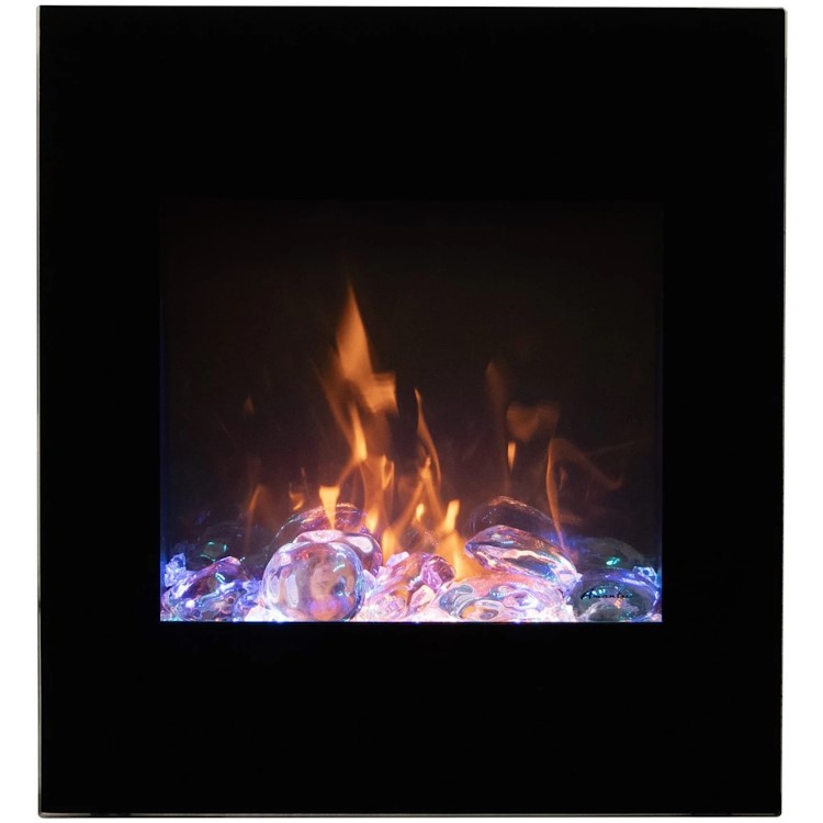 Amantii Lumina Corner Wall Mount Electric Fireplace