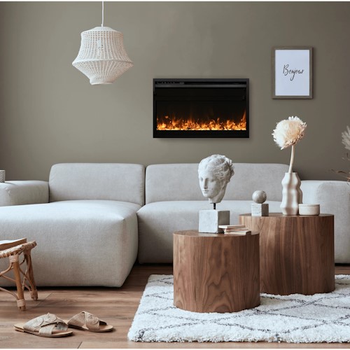 Amantii Traditional Xtraslim Electric Fireplace