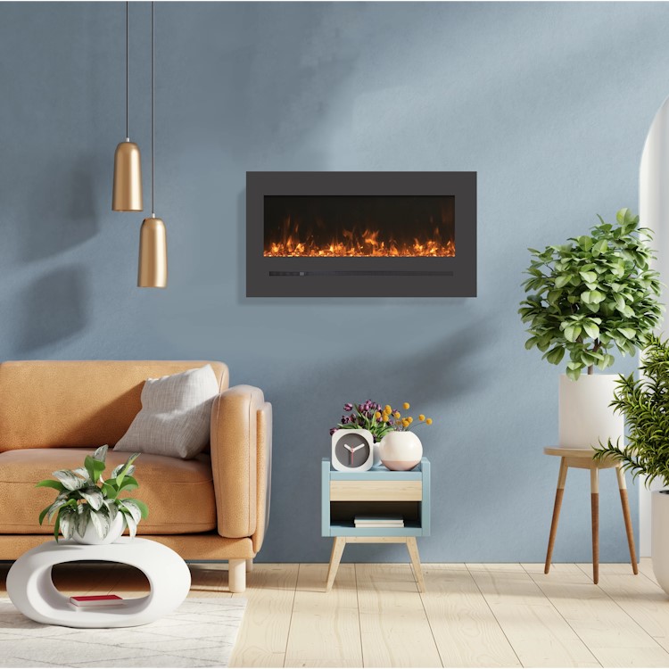 Amantii Wall Mount Linear Electric Fireplace — Specifications
