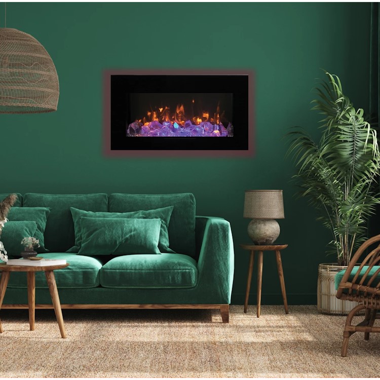 Amantii Wall Mount Smart Electric Fireplace — Specifications