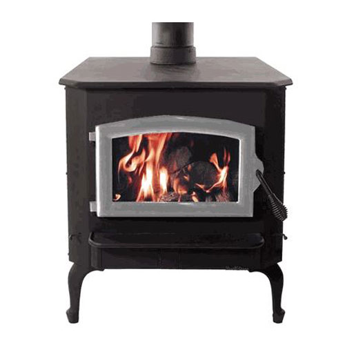 Buck Premier Series Model 85 Wood stove or Insert - Freestanding w/ Pewter Door and Black Legs