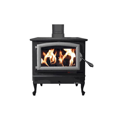 Buck Traditional Series Wood Stove or Insert - Freestanding w/ Pewter Door