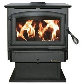 Buck Traditional Series Wood Stove - Black 