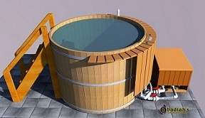 Northern Lights Deep Therapy Cedar Hot Tub