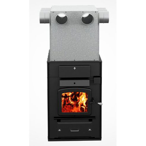 \nDrolet-HeatmaxII-Wood-Furnace-Front