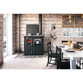 \nDrolet-Outback-Chef-Wood-Cookstove-In-Use