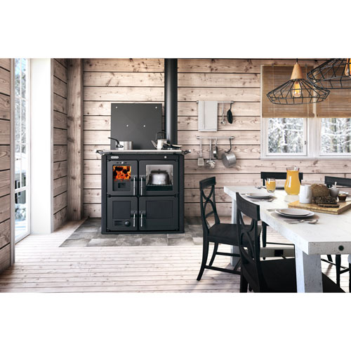 \nDrolet-Outback-Chef-Wood-Cookstove-In-Use