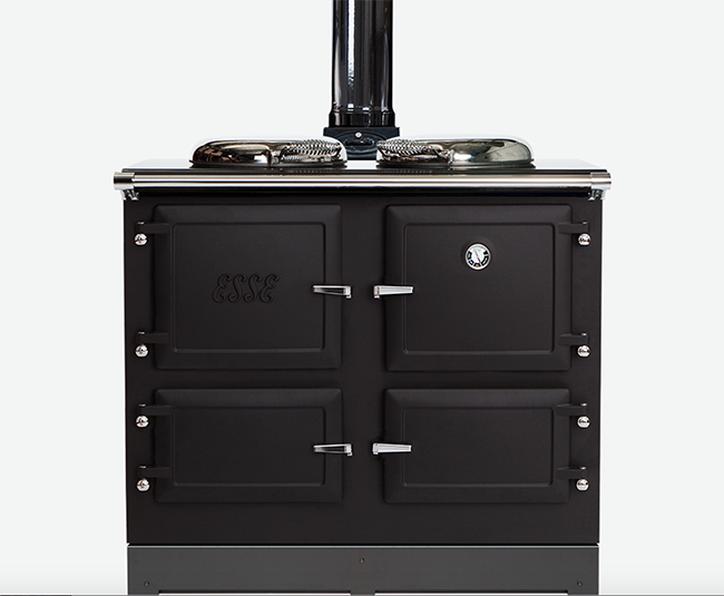 Esse 990 Cast Iron Cook Stove Matte Black 