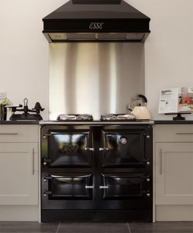 Esse 990 Wood Cook Range Black Enamel 