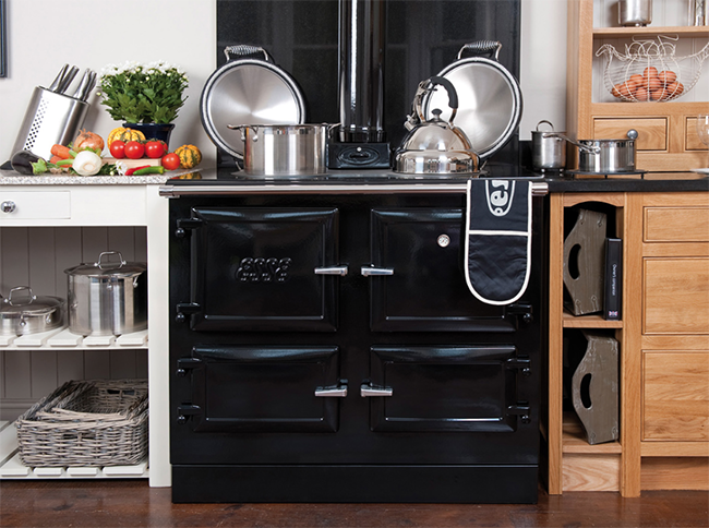 Esse 990 Wood Cook Stove Black Enamel 