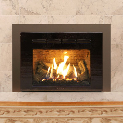 Hearthstone 8850 Quinlan In Brown Enamel With New Bronze