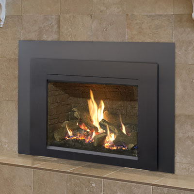 Hearthstone 8860 Coburn Gas Insert In Black Matte With Black Matte