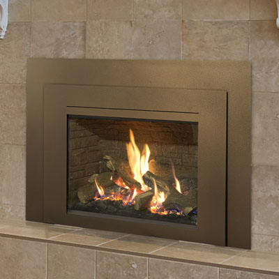 Hearthstone 8860 Coburn Gas Insert In New Bronze With New Bronze