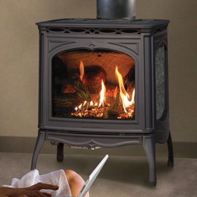 Hearthstone Tucson 8702 In Black Matte and Kodiak Brown Stone Set