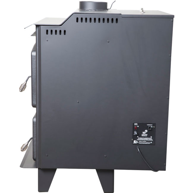 Hitzer Model 608 Energy Master 1 Stoker Stove — Clearances