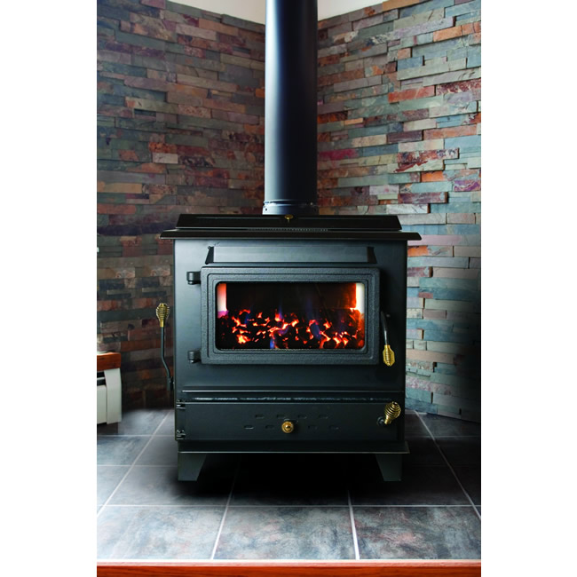 Hitzer Model 50-93 Gravity Fed Hopper Coal Stove — Coal Fire Operations