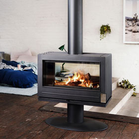 Invicta Nelson See-Thru Woodstove