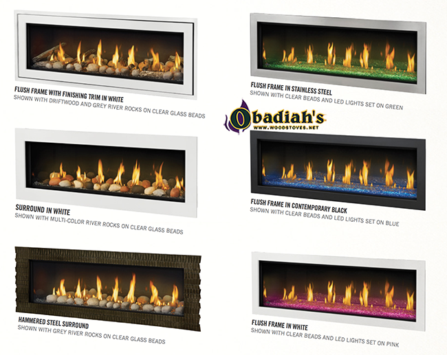 Napoleon LV50 Vector Linear Direct Vent Zero Clearance Gas Fireplace