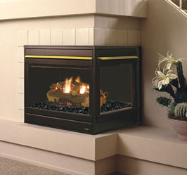 Elite Corner Astria Gas Fireplace
