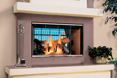 Magna-Fire� See-Through Lennox Wood Burning Fireplace