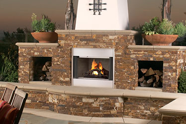 MPOD 42� Lennox Outdoor Wood-Burning Fireplace