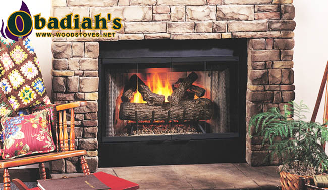 Superior MHW36CB MHW36R Zero Clearance Wood Fireplace for Manufactured Home