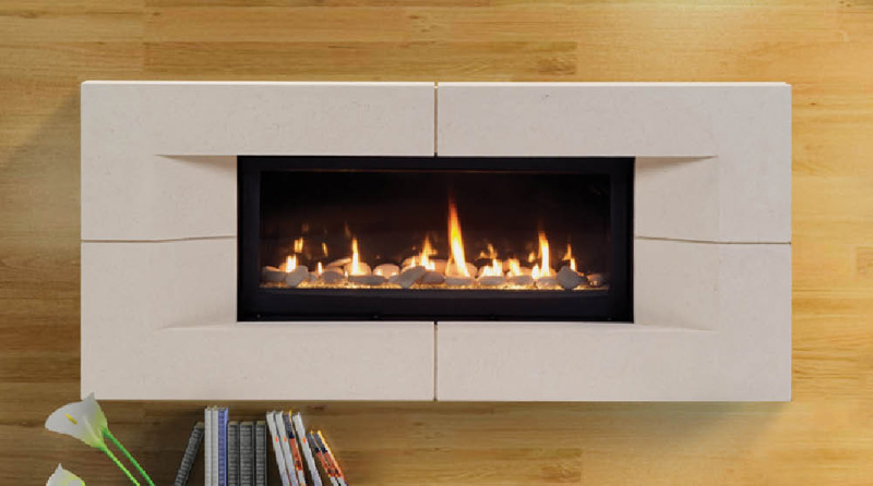 Majestic Echelon 42" Linear Contemporary Direct Vent Gas Fireplace