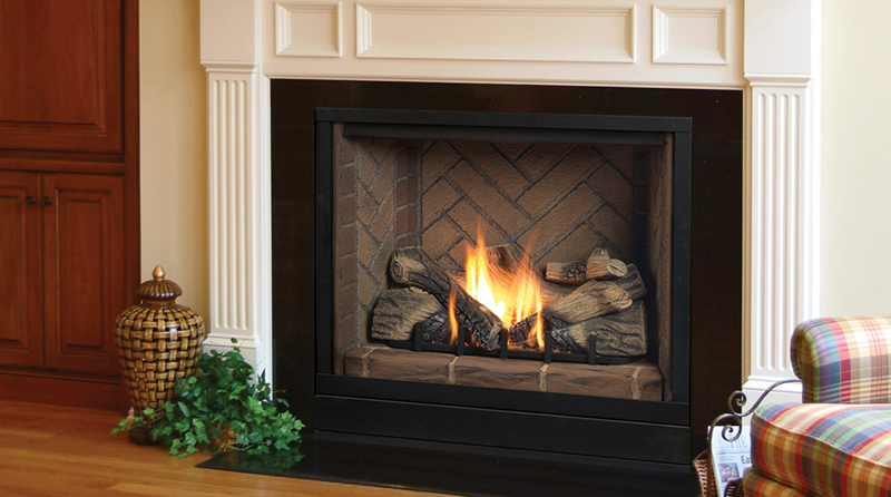 Majestic Solitaire 36� Direct Vent Fireplace System