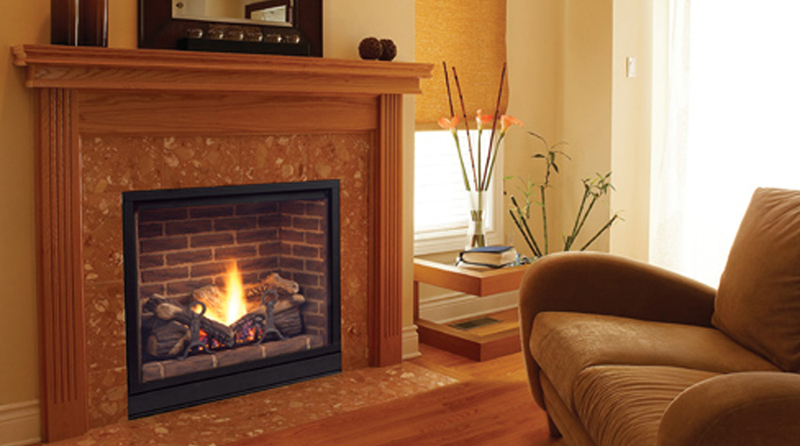 Majestic Solitaire 36� Direct Vent Fireplace System