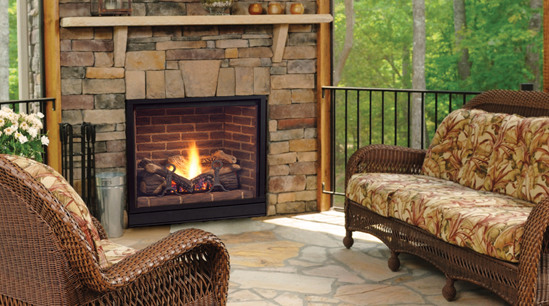 Majestic Solitaire 36� Direct Vent Fireplace System