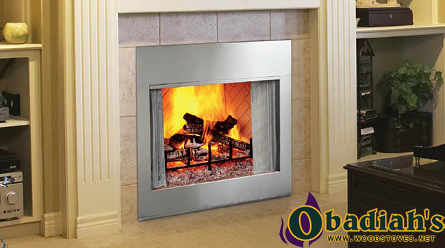 Majestic SB44SS Indoor / Outdoor Stainless Zero Clearance Wood Fireplace