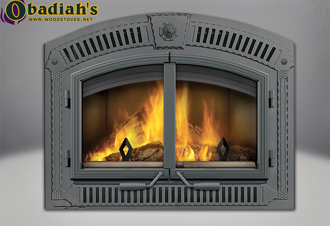 Napoleon NZ3000H Wood Fireplace Arched Wrought Iron Face Plate