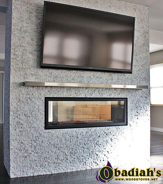 Napoleon Vector LV50N2 Contemporary See-Thru Gas Fireplace