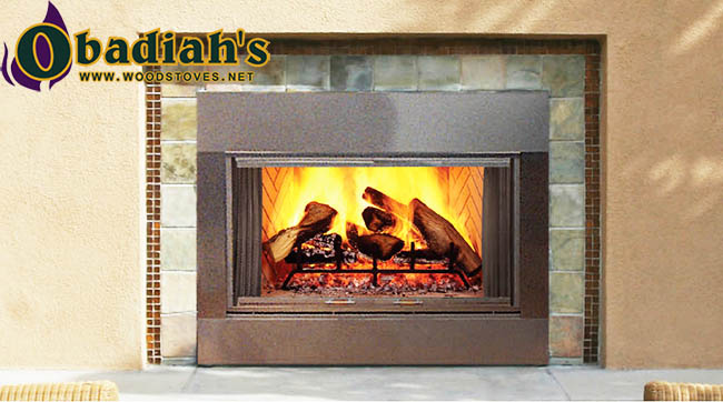Majestic SB44SS Indoor / Outdoor Stainless Zero Clearance Wood Fireplace
