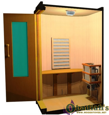 Northern Lights Indoor Cedar Sauna