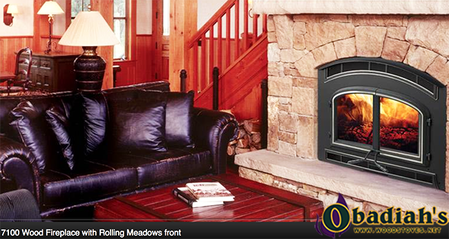 Quadrafire 7100 High Efficiency EPA Zero Clearance Wood Fireplace