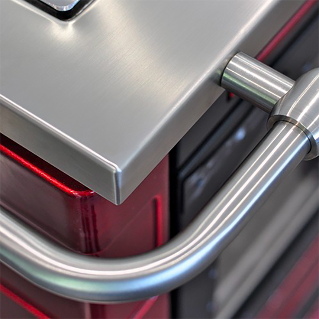 Rizzoli L90 Wood Cooking Range Hand Rail 