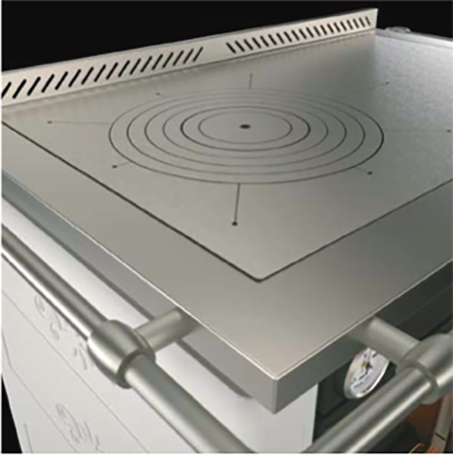 Rizzoli L90 Wood Cooking Range Cook Top with Removable Cook Rings
