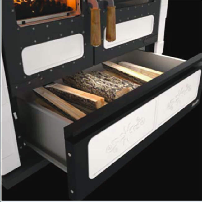 Rizzoli L90 Wood Cook Range Log Drawer 
