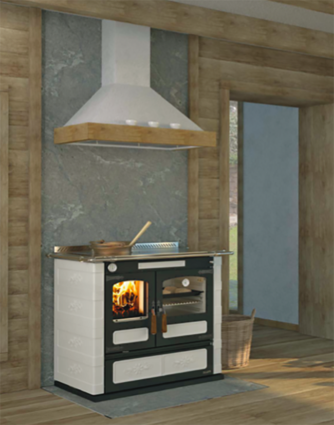 Rizzoli L90 Cast Iron Wood Cook Stove