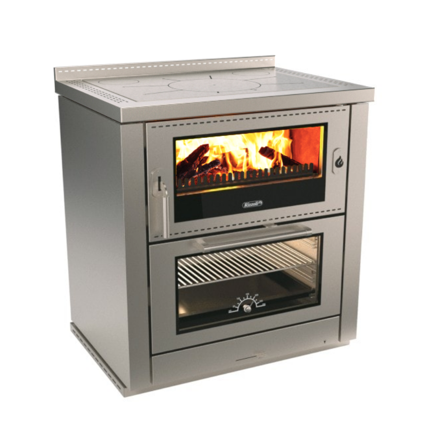 Rizzoli ML80 Wood Fired Baking Oven - Stainless Steel
