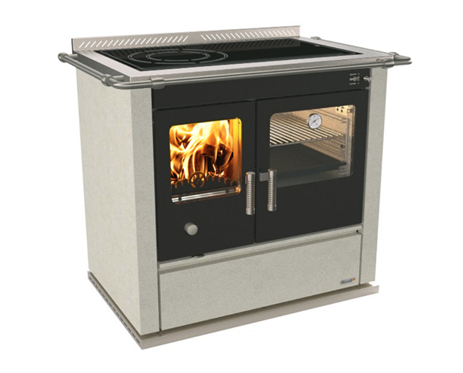 Rizzoli S90 Wood Burning Cookstove in Standard Sand