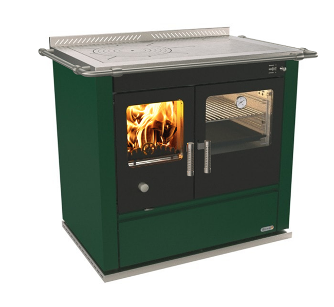 Rizzoli S90 Green Wood Cook Range