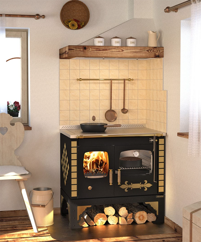 Rizzoli S90 Story Wood Cook Stove