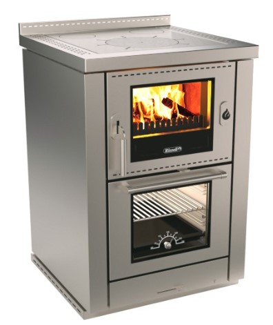 Rizzoli Wood Cook Stoves Rizzoli ML60 Classic Wood Cook Stove - Stainless Steel — Safety Label